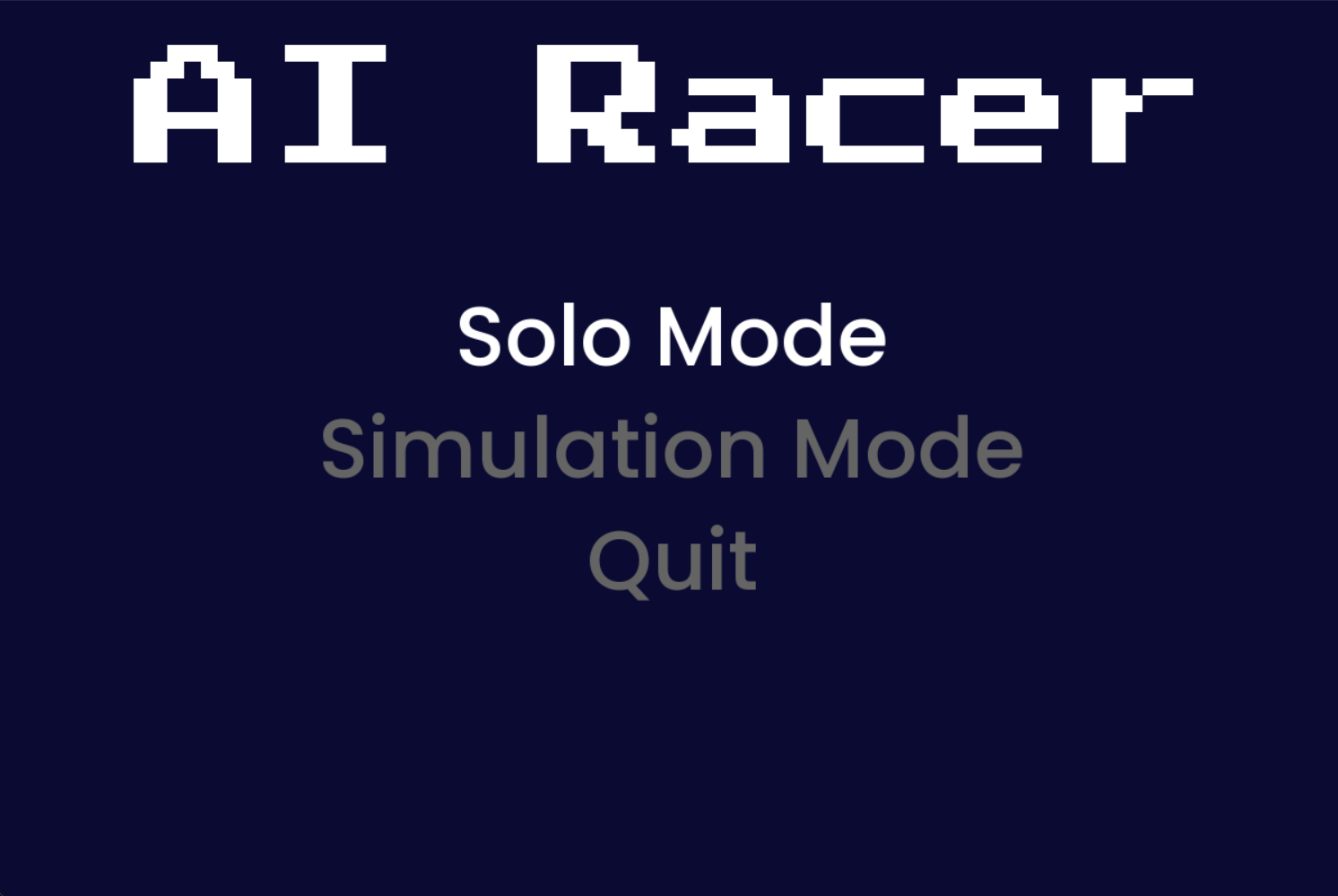 Genetic Algorithm for AI Race Cars